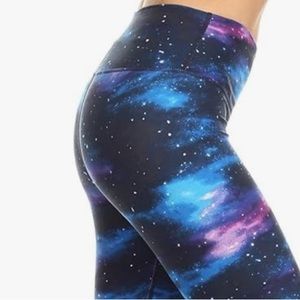 Galaxy cosmic outer space alien yoga pants stretch leggings tight fitted ufo